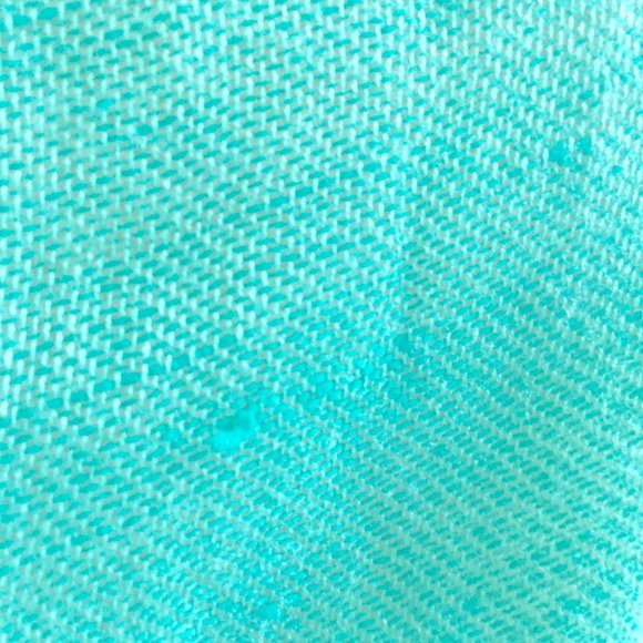 Nordstrom Blue Green Linen Wrap Scarf  80" X 28" - Picture 8 of 8